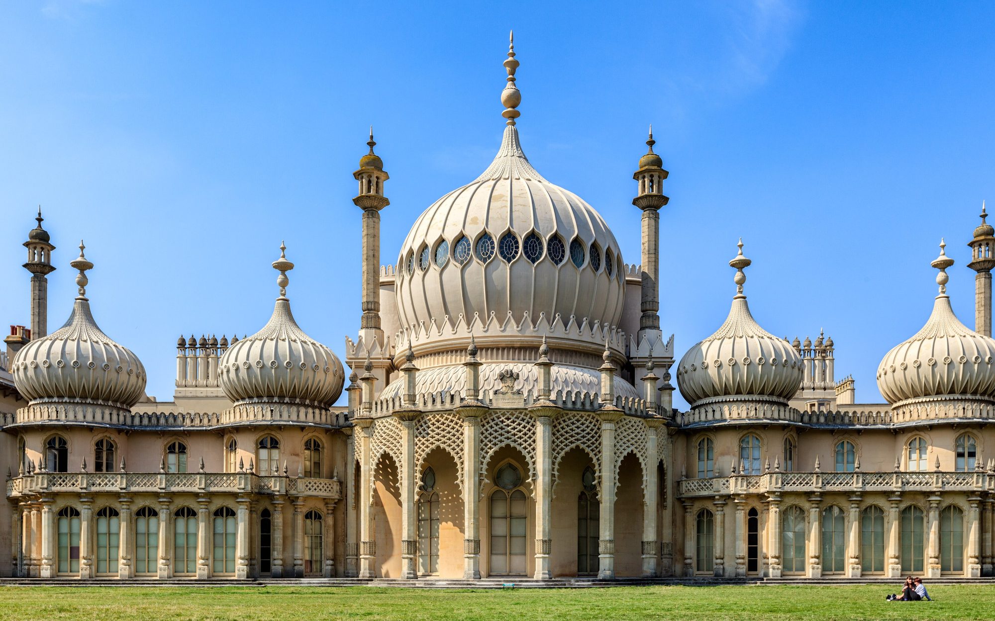 The domes and minarets of the Royal Pavilion, Brighton